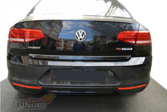 Omsa Line Хром кромка багажника Volkswagen Passat B8  - Картинка 1