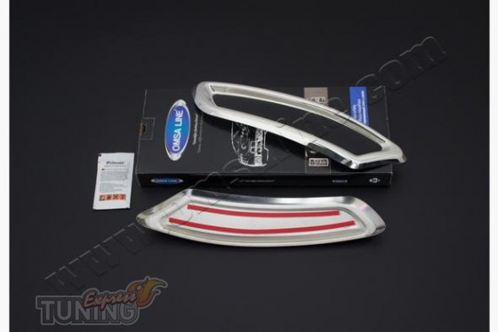 Omsa Line Хром накладка на глушитель Volkswagen Passat B8 2015-2018 - Картинка 2
