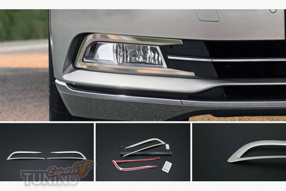 Omsa Line Хром накладки на протитуманні фари Volkswagen Passat B8 - Заображення 1