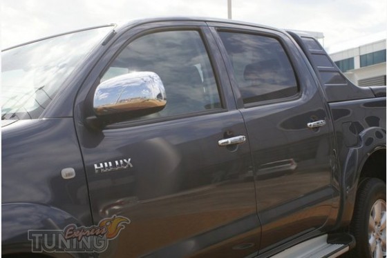 Omsa Line Хром накладки на боковые зеркала Toyota Hilux 6  - Картинка 1