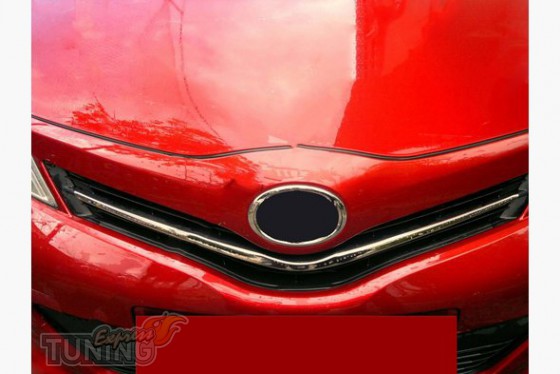 Omsa Line Хром накладки на решетку радиатора Toyota Yaris 3  - Картинка 1