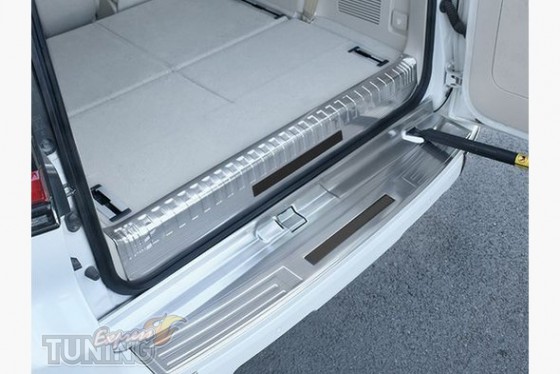 Omsa Line Хром накладка на задний внутренний порог Toyota Land Cruiser Prado 150 - Картинка 1