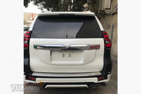 Omsa Line Хром накладка над номером Toyota Land Cruiser Prado 150 - Картинка 1