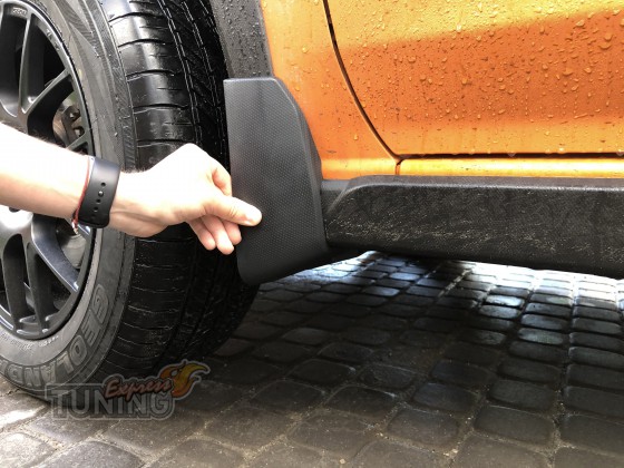 Брызговики для Subaru XV 2 фото установка
