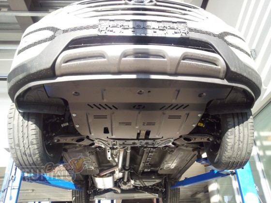 купить защиту на мотор Hyundai Santa Fe (защита поддона Хендай С