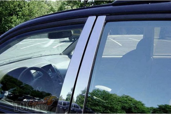 Omsa Line Хром молдинги дверних стояків Seat Alhambra 1 - Заображення 1