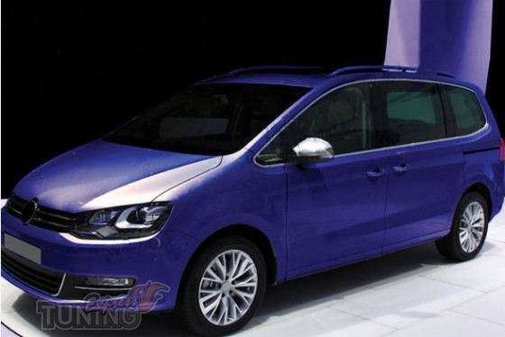 Omsa Line Хром накладки на бічні дзеркала Seat Alhambra 2 - Заображення 1