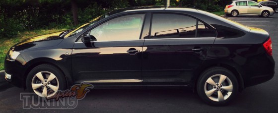 Omsa Line Хромированные молдинги стекол Skoda Rapid - Картинка 1