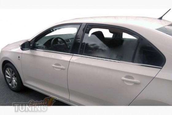Omsa Line Хром нижні молдинги скла Seat Toledo 4 - Заображення 1