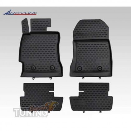 Фирменные коврики салона Toyota GJ86 установка 