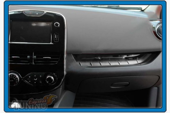 Omsa Line Хром накладка на переднюю консоль Renault Clio 4 - Картинка 1
