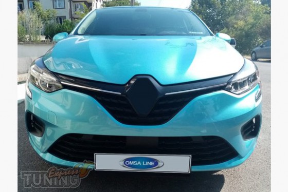 Omsa Line Хром накладки на решетку радиатора Renault Clio 5 - Картинка 1