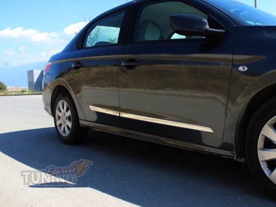 Omsa Line Хромированные молдинги на двери Peugeot 301 - Картинка 1