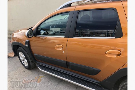 Omsa Line Хром нижняя окантовка стекол Renault Duster 2 - Заображення 1