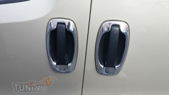 Omsa Line Хром окантовка для ручек Peugeot Bipper - Картинка 1