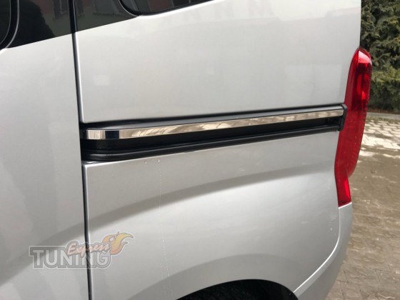 Omsa Line Хром молдинг сдвижной двери Peugeot Bipper - Картинка 1
