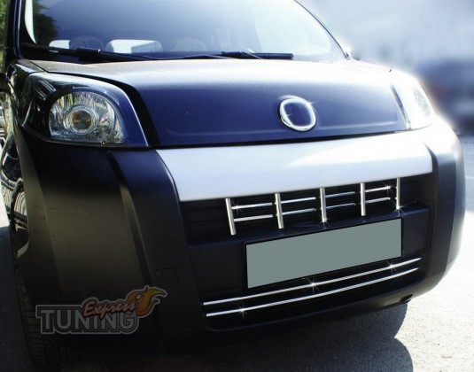Omsa Line Хромовані накладки сітки Peugeot Bipper 15 шт. - Заображення 1