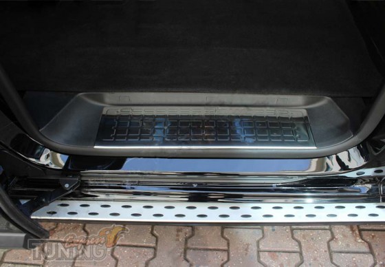 Omsa Line Хром накладки на пороги  Peugeot Expert 3 - Картинка 1