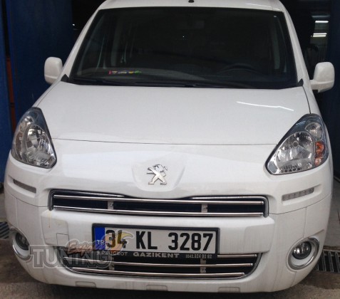 Omsa Line Хромированная накладка для решетки Peugeot Partner 2 - Картинка 1