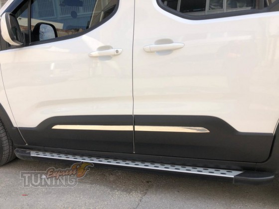 Omsa Line Хромированные молдинги дверей Peugeot Rifter - Картинка 1