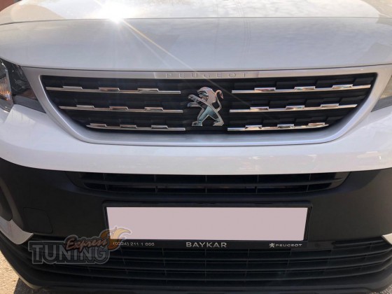 Omsa Line Хромированные накладки на решетку радиатора Peugeot Rifter - Картинка 1