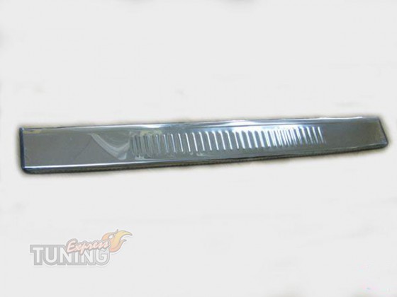 Omsa Line Хром накладка на задний бампер Renault Logan MCV 2008-2013 - Картинка 1