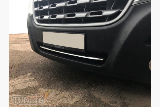 Omsa Line Хром накладка в бампер Renault Master 3  - Картинка 1