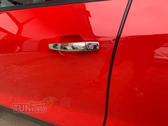 Omsa Line Хром накладки ручек Opel Zafira Tourer C узкие - Картинка 1