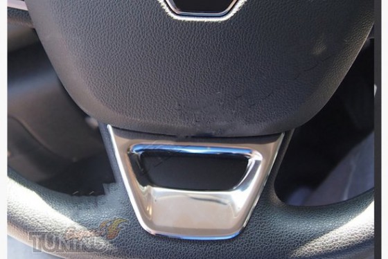 Omsa Line Хром накладка на руль Renault Megane 4  - Картинка 1