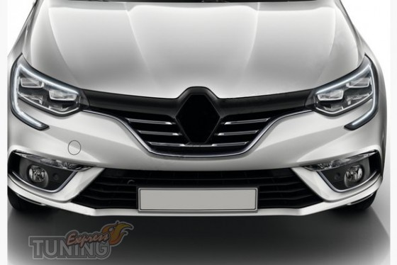 Omsa Line Хром накладки на решетку радиатора Renault Megane 4 - Картинка 1