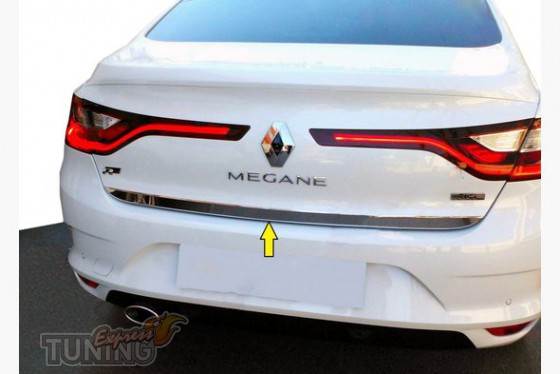 Omsa Line Хром кромка багажника Renault Megane 4 - Картинка 1