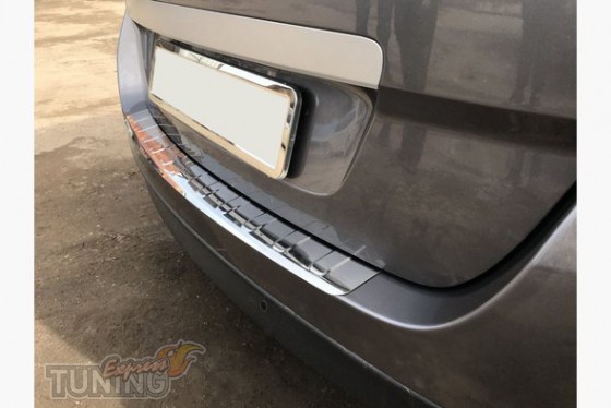Omsa Line Хром накладка на задній бампер Renault Scenic 3 - Заображення 1