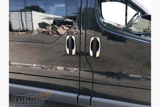 Omsa Line Хром обведення ручок Renault Trafic - Заображення 1
