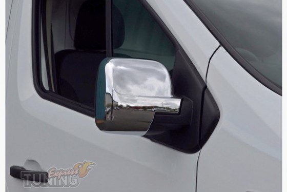 Omsa Line Хром накладки на дзеркала Renault Trafic 3 - Заображення 1