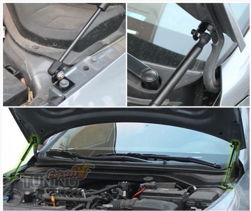 Амортизаторы капота Hyundai Accent 5 комплект 2шт
