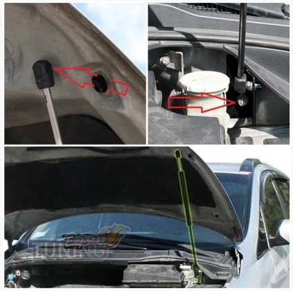 Амортизатор капота Mitsubishi Grandis оригинал 1шт