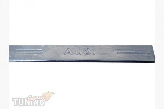 Omsa Line Хромовані накладки на пороги Audi A4 B7 - Заображення 1