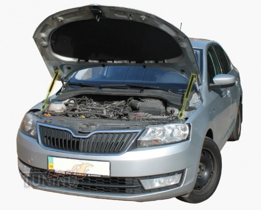 Газовый упор капота Skoda Rapid комплект 2шт