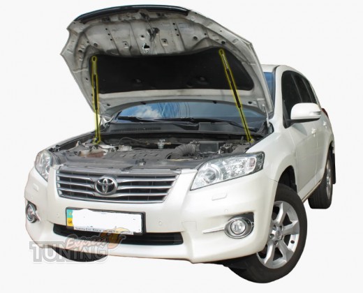 Газовый упор капота Toyota Rav4 3 рестайлинг комплект 2шт