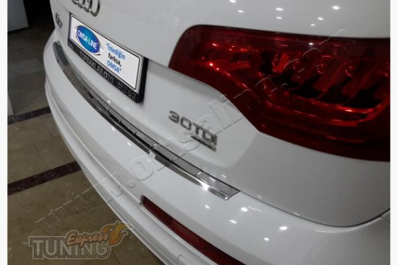 Omsa Line Хром накладка на задній бампер Audi Q7 4L - Заображення 1