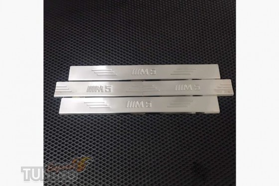 Omsa Line Хромовані накладки на пороги BMW 5 E34 - Заображення 1