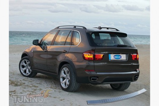 Omsa Line Хром накладка на задній бампер BMW X1 F48 - Заображення 1