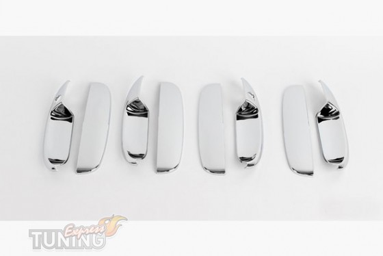 Omsa Line Хром накладки на дверні ручки Chevrolet Lanos - Заображення 1