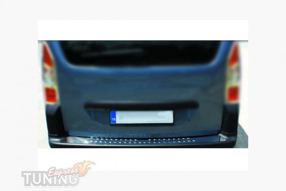 Omsa Line Хром накладка на задній бампер Citroen Berlingo 2 - Заображення 1