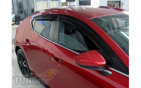 Дефлекторы окон Mazda 3 BP оригинал 2019 