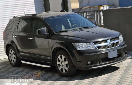 Подножки на Dodge Journey стиль Fullmond