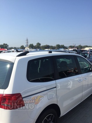 Оригинальные рейлинги для Volkswagen Sharan 2 фото