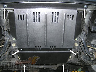 Защита поддона Hyundai H1 (защита движка Хюндай Н1)