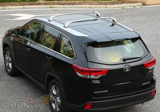 Перемычки на рейлинги Toyota Highlander 3 фото