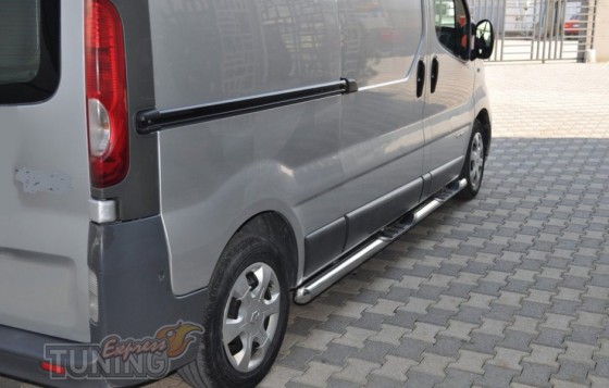 Пороги трубами Fiat Talento нержавеющая сталь 2шт